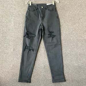 American Eagle Women’s Size 0 Regular Mom Jean - Gray High Rise Tapered Jeans